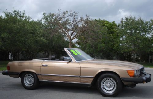 1980 MERCEDES SL450, AUT TRANS, 4.5L V8, SOFT & HARD TOP, NO RUST, NO RESERVE., image 3