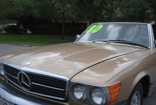 1980 MERCEDES SL450, AUT TRANS, 4.5L V8, SOFT & HARD TOP, NO RUST, NO RESERVE., image 21