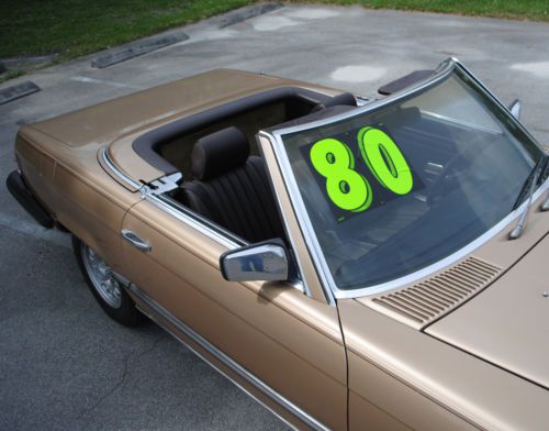 1980 MERCEDES SL450, AUT TRANS, 4.5L V8, SOFT & HARD TOP, NO RUST, NO RESERVE., image 31