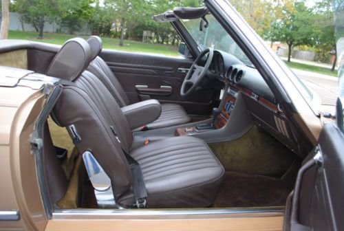 1980 MERCEDES SL450, AUT TRANS, 4.5L V8, SOFT & HARD TOP, NO RUST, NO RESERVE., image 60