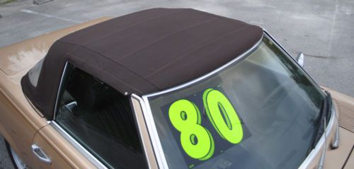 1980 MERCEDES SL450, AUT TRANS, 4.5L V8, SOFT & HARD TOP, NO RUST, NO RESERVE., image 68