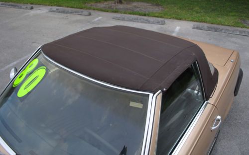 1980 MERCEDES SL450, AUT TRANS, 4.5L V8, SOFT & HARD TOP, NO RUST, NO RESERVE., image 73