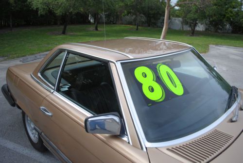 1980 MERCEDES SL450, AUT TRANS, 4.5L V8, SOFT & HARD TOP, NO RUST, NO RESERVE., image 78