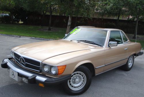 1980 MERCEDES SL450, AUT TRANS, 4.5L V8, SOFT & HARD TOP, NO RUST, NO RESERVE., image 82