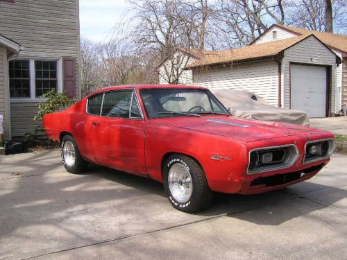 1967 plymouth barracuda fastback 440 auto project