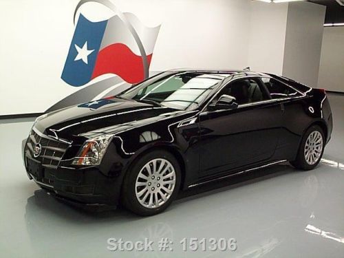2011 cadillac cts 3.6 coupe automatic blk on blk 24k mi texas direct auto