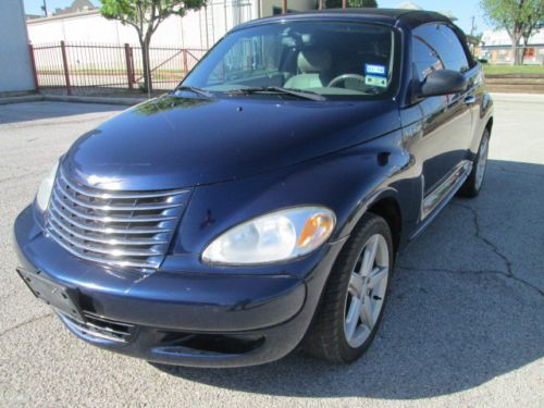 2006 pt cruiser gt turbo convertible low mi 69k no reserve runs and drives great