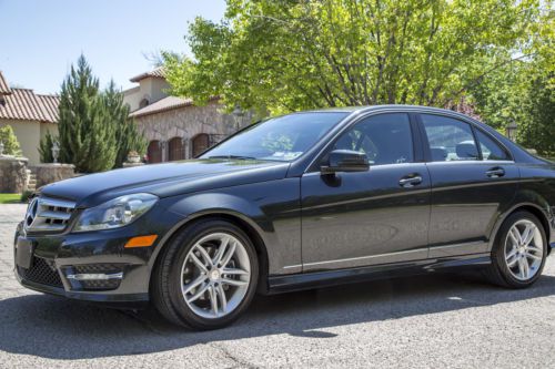 2013 mercedes-benz c250 sport sedan sunroof turbocharged auto mercedes c - class