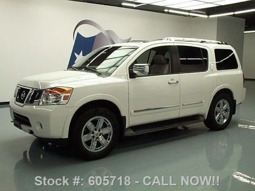 2010 nissan armada platinum sunroof nav dvd 20&#039;s 72k mi texas direct auto