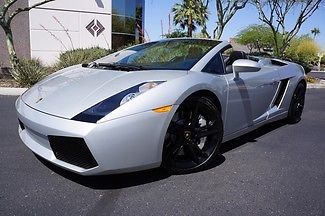 08 gallardo convertible q-citura interior navigation backup camera heated seats