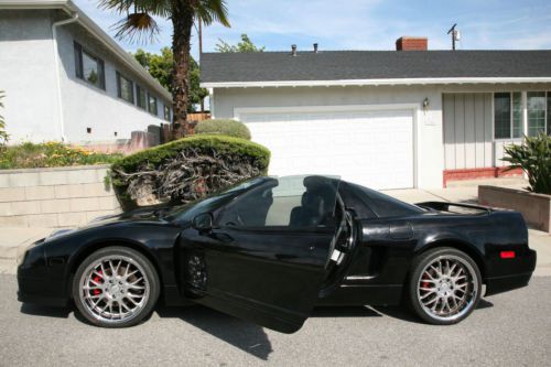 2004 acura nsx-t, super low mileage, black on gray, navigation, tuner wheels
