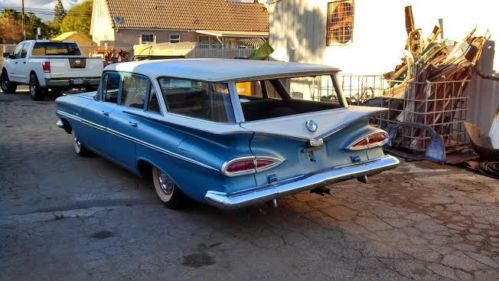 1959 chevrolet belair wagon / impala original trouqise , driver, nice builder