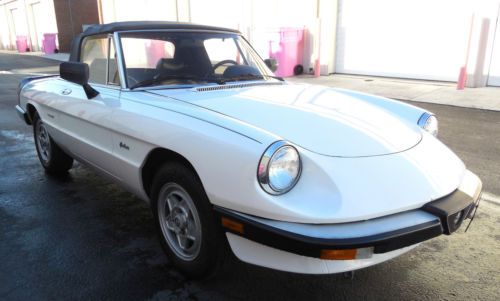 1986 alfa romeo spider graduate 5 speed, new brake system, clutch &amp; fuel system