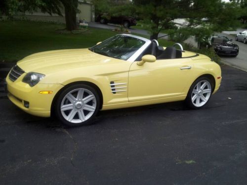 2005 chrysler (mercedes) crossfire limited convertible