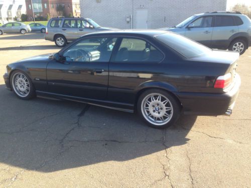 1995 bmw m3 base coupe 5-speed black/black clean 190k clean title e36 carfax nr