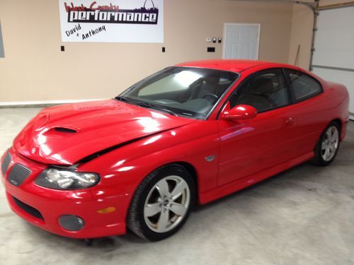 Gto 6.0 6-speed  insurance salvage buyout due to light damage wreck fix repair