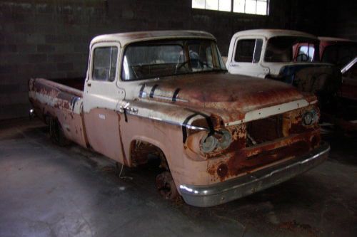 Three dodge project trucks for sale including 1959 dodge sweptside truck