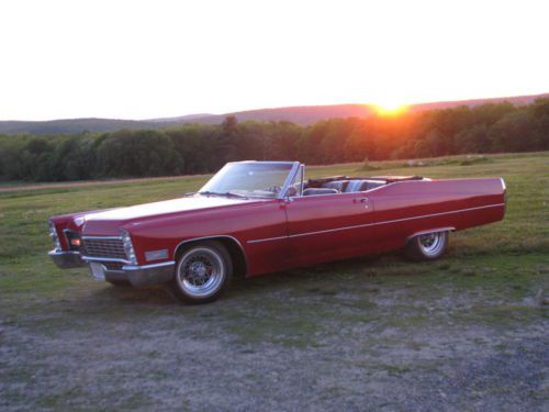 1967 cadillac deville base convertible 2-door 7.0l