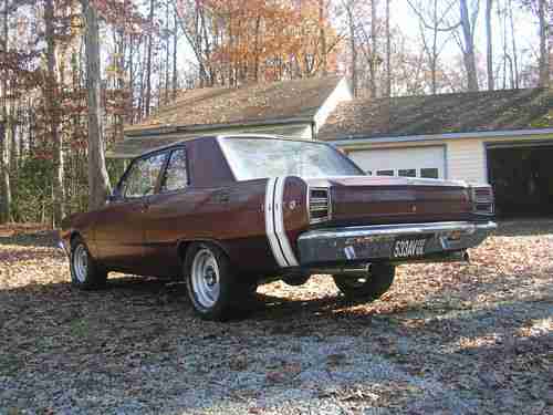 1968 DODGE DART 2-DOOR POST 440/727/8.75, US $7,000.00, image 8