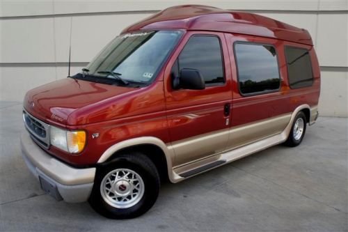 Affordable ford e-150 regency hi-top conversion van sofa bed tv/dvd alloy nice!!