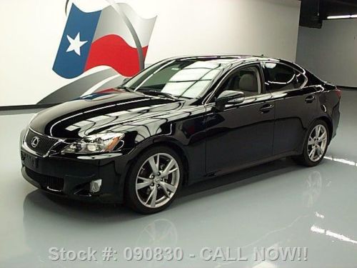 2009 lexus is250 sunroof leather paddle shift 35k miles texas direct auto