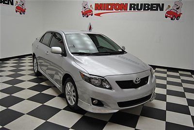 2010 toyota corolla 4dr sedan automatic s low miles automatic gasoline 1.8l dohc