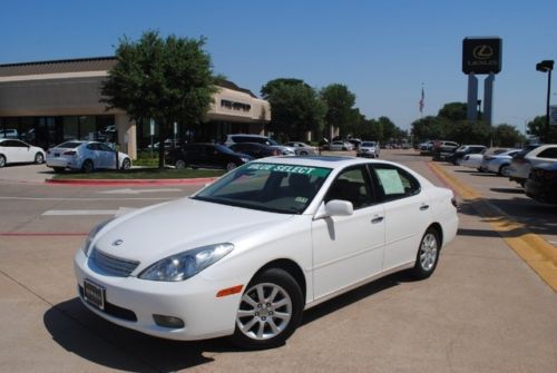 2003 lexus es300 premium leather sunroof cd pear white