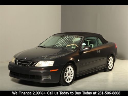 2004 saab 9-3 arc 2.0l turbo convertible leather heat seats alloys xenons clean