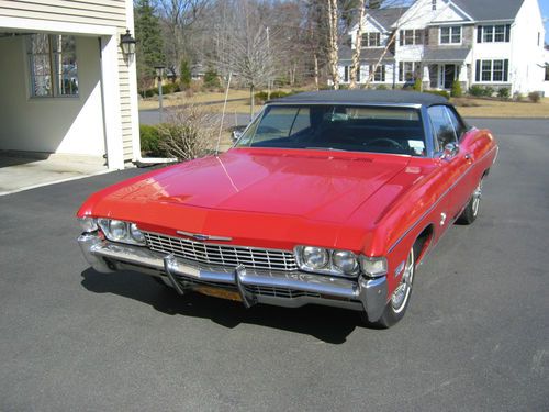 1968 chevrolet impala base convertible 2-door 5.0l