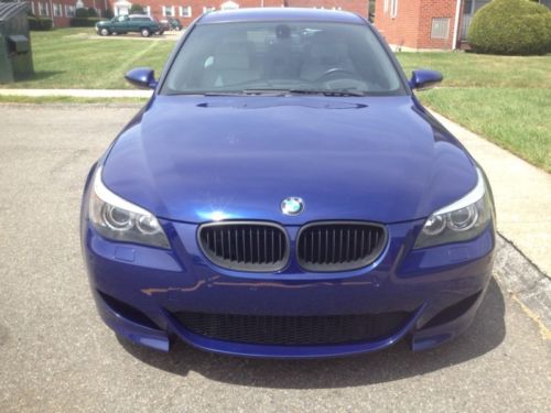 2007 bmw m5 interlagos blue silverstone ii interior smg many upgrades dinan