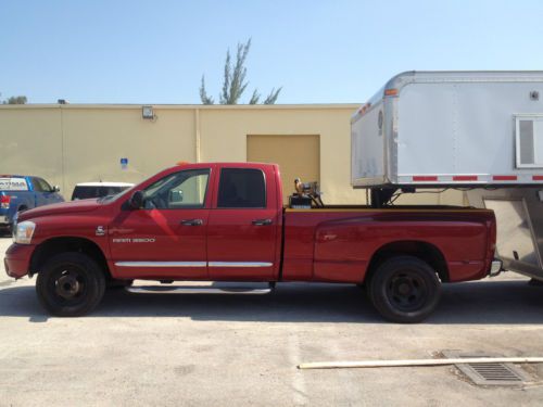 Crew cab, dually, cummins, six speed manual, four wheel drive