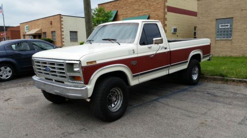 1985 ford f-250 4x4, 351 standard cab 8ft bed 3/4 ton reliable dependable truck