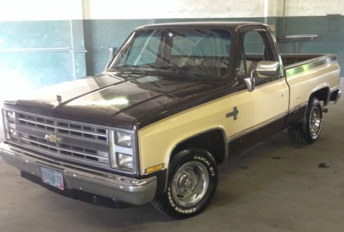 1986 chevy silverado c10 shortbed all factory  no reserve