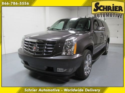 11 cadillac escalade luxury awd gray lane departure rear parking aid