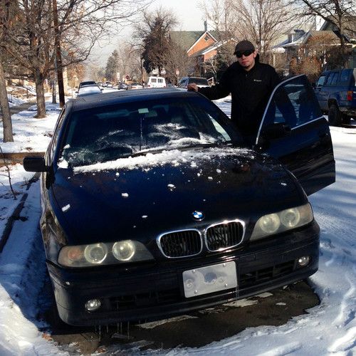 Black 2001 bmw 525i base sedan 4-door 2.5l