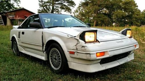 1987 toyota mr2 (aw11) t-top pw pl clean! 143k original miles no rust 4age