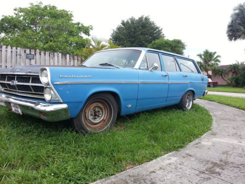 1966 ford fairlane wagon 289 v8 cruise-o-matic