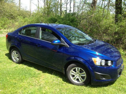 Chevy sonic turbo, 4 door, blue, clean
