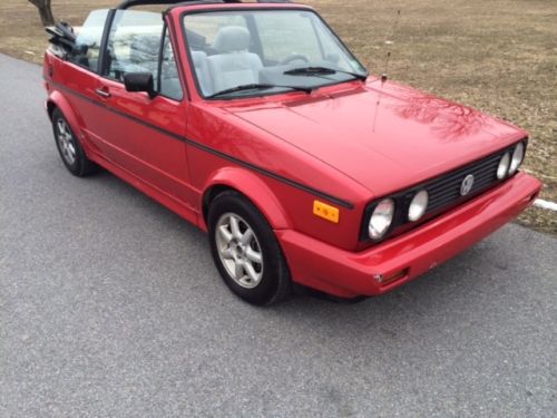 1990 volkswagen cabriolet cold a/c, clean, newer top, automatic, no reserve