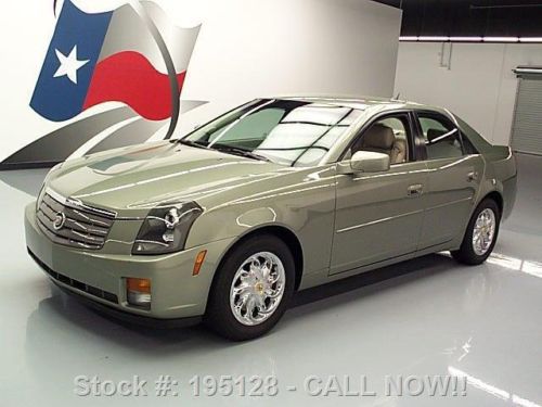 2005 cadillac cts 3.6 sedan leather vogue wheels 78k mi texas direct auto