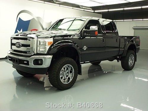 2012 ford f-350 lariat crew fx4 4x4 lift diesel sunroof texas direct auto