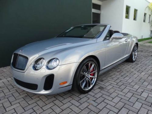 2012 bentley continental gtc super sports convertible w/ only 6k miles