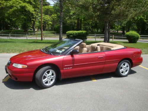 1996 chrysler sebring jxi convertible 2-door 2.5l