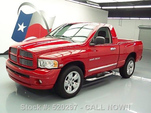 2005 dodge ram reg cab hemi auto side steps 20&#039;s 72k mi texas direct auto