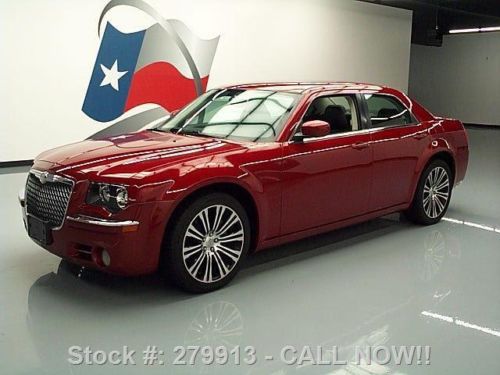 2010 chrysler 300 s htd leather sunroof nav 20&#039;s 70k mi texas direct auto