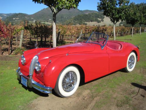 1954 jaguar xk120 mc roadster