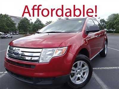 Ford edge se 4 dr suv automatic gasoline 3.5l v6 cyl engine redfire metallic