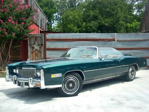 1976 cadillac eldorado convertible, 19k original miles! nicest on the market!