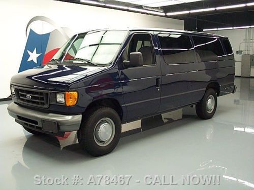 2006 ford e350 ext 11-pass van 5.4l v8 cruise ctrl 43k texas direct auto