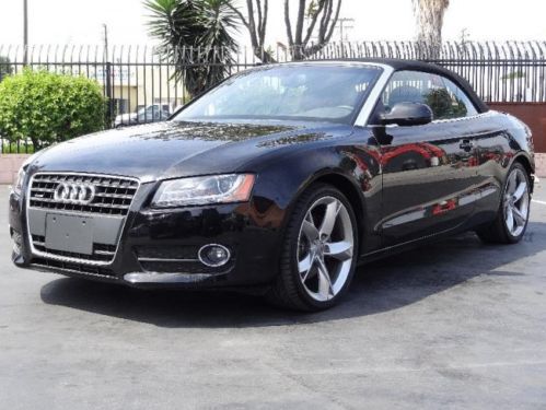 2011 audi a5 convertible damaged repairable rebuilder salvage runs! cooling good